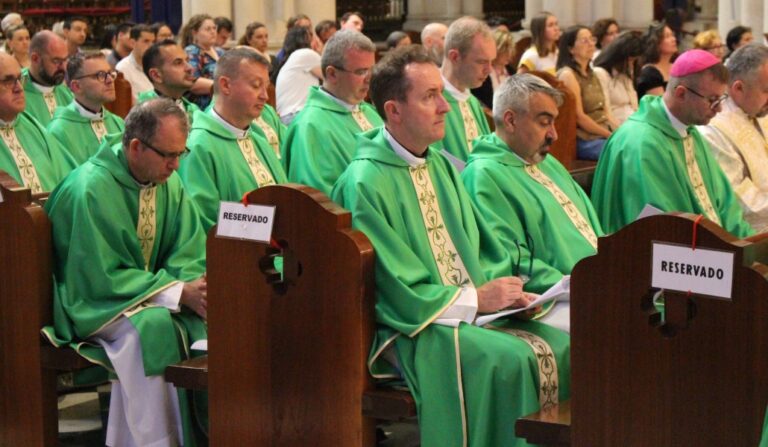 Algunos de los secretarios de las Conferencias Episcopales de Europa