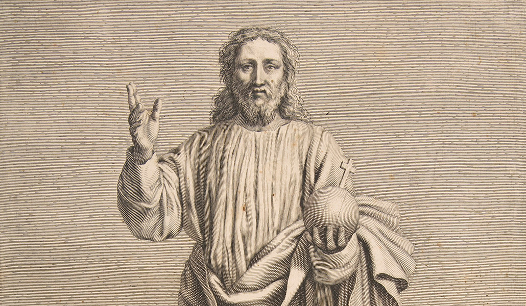 'Jesucristo'. Jean Lenfant. Publicada por Herman Weyen Flemish. Metropolitam Museum of Art de Nueva York