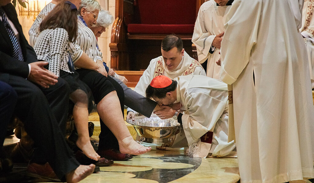 Lavatorio de pies el Jueves Santo