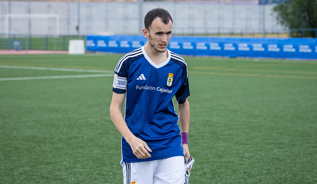 Marcó el gol que dio el título de ganador de LaLiga Genuine al Real Oviedo