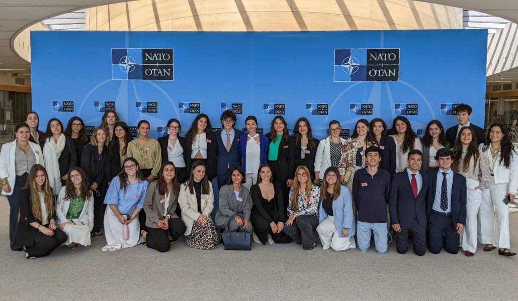 Estudiantes de la Universidad Pontificia Comillas en las instituciones europeas