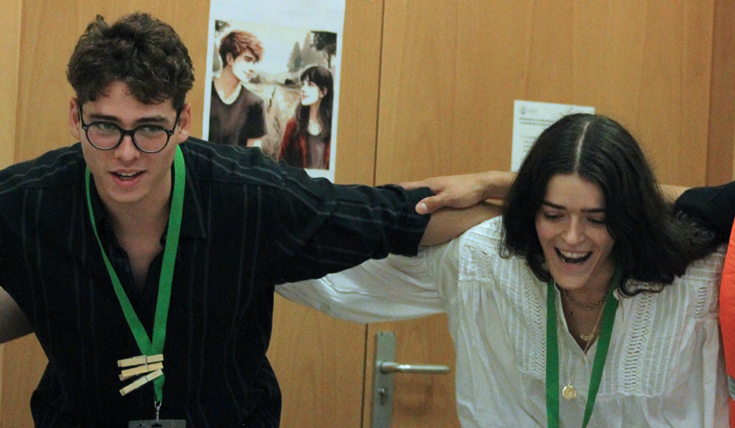 Jóvenes durante un taller en Madrid Live Meeting, el 5 de octubre