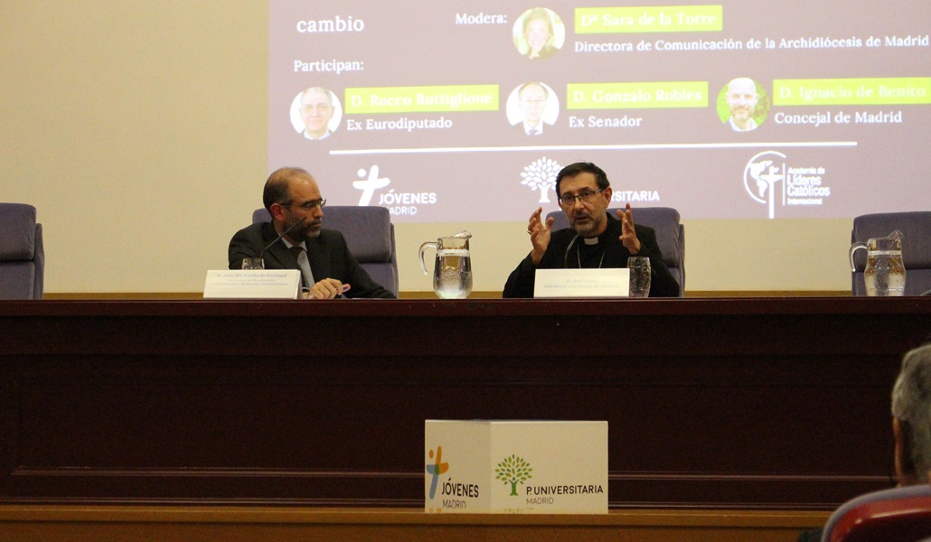 José María Coello y José Cobo en la Universidad Complutense