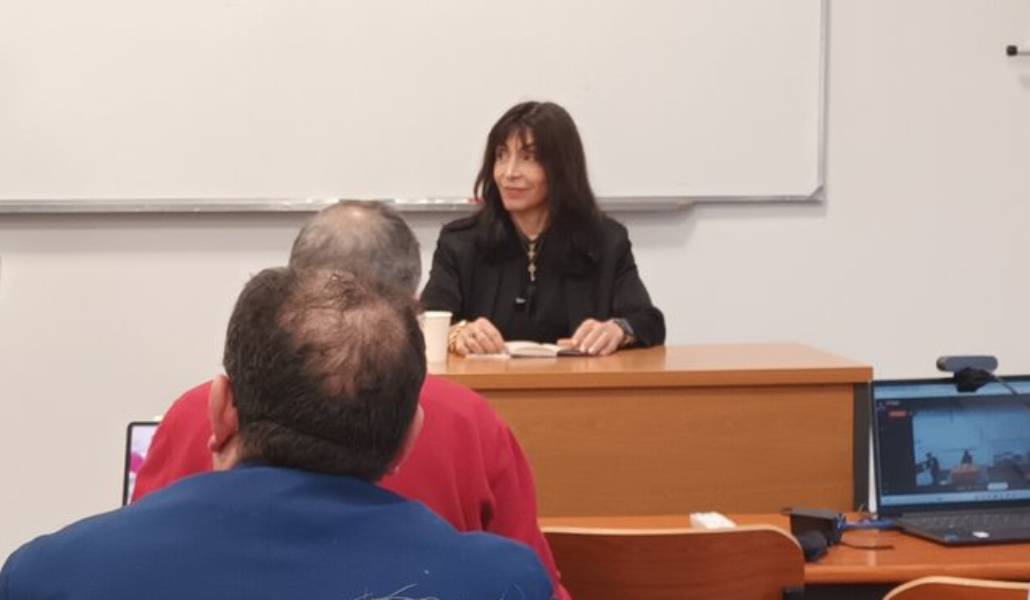 Emilce Cuda en el Instituto Superior de Pastoral de Madrid