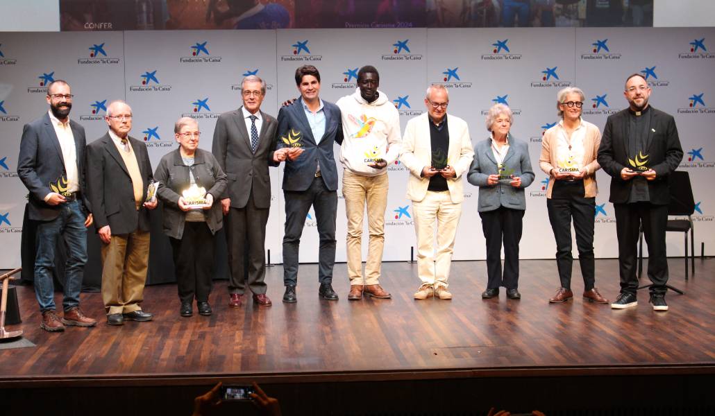 Los ganadores de los Premios Carisma de CONFER en el CaixaForum de Madrid