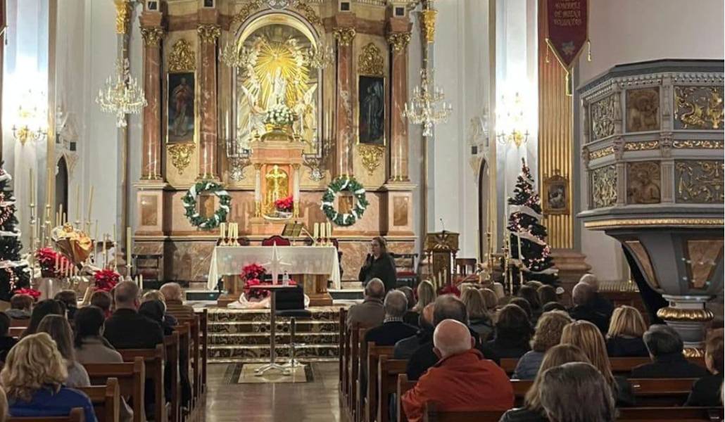 Una de las charlas en la parroquia de Nuestra Señora del Don de Alfafar