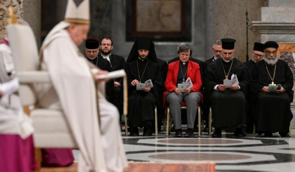 Celebración de este sábado en la basílica de San Pablo Extramuros