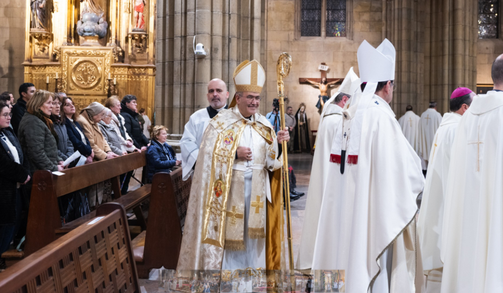 El cardenal durante la celebración