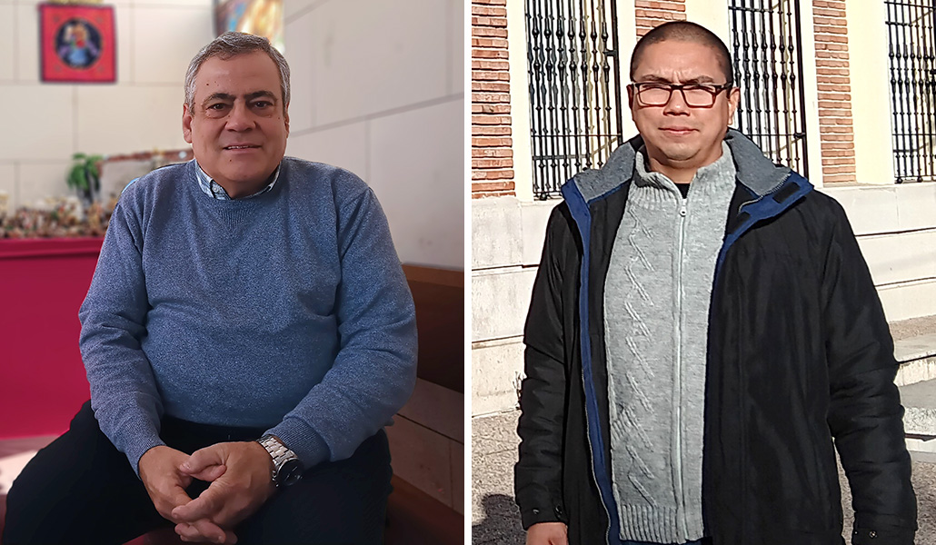 Alejandro de la Concha. A la derecha: Willy Vargas
