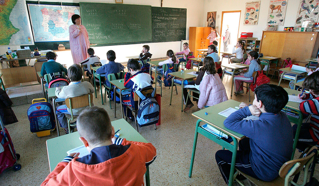 Aula de un colegio concertado