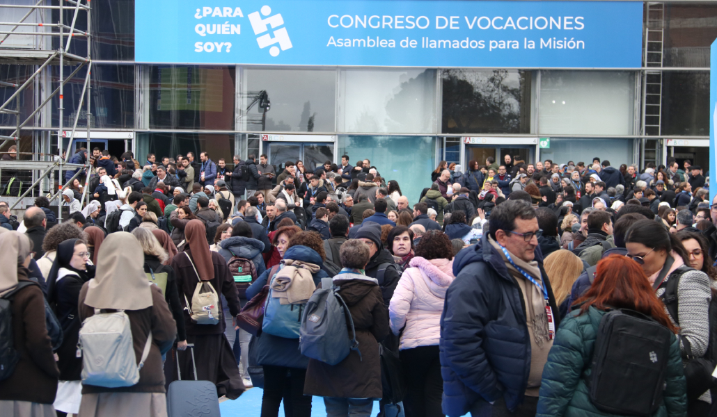 Momentos iniciales del Congreso de Vocaciones
