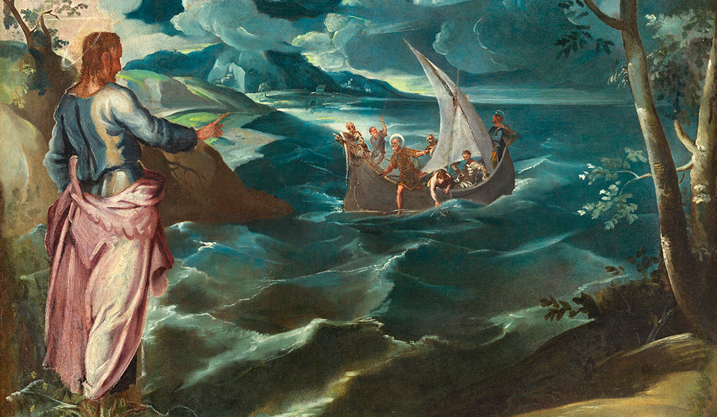'Cristo en el mar de Galilea', de Jacopo Tintoretto. Galería Nacional de Arte, Washington (Estados Unidos).