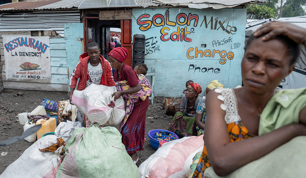 Desplazados congoleños en Kivu del Norte