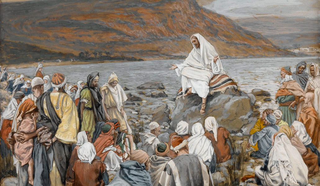 'Jesús enseña a la gente junto al mar'. James Tissot. Brooklyn Museum, Nueva York (Estados Unidos).