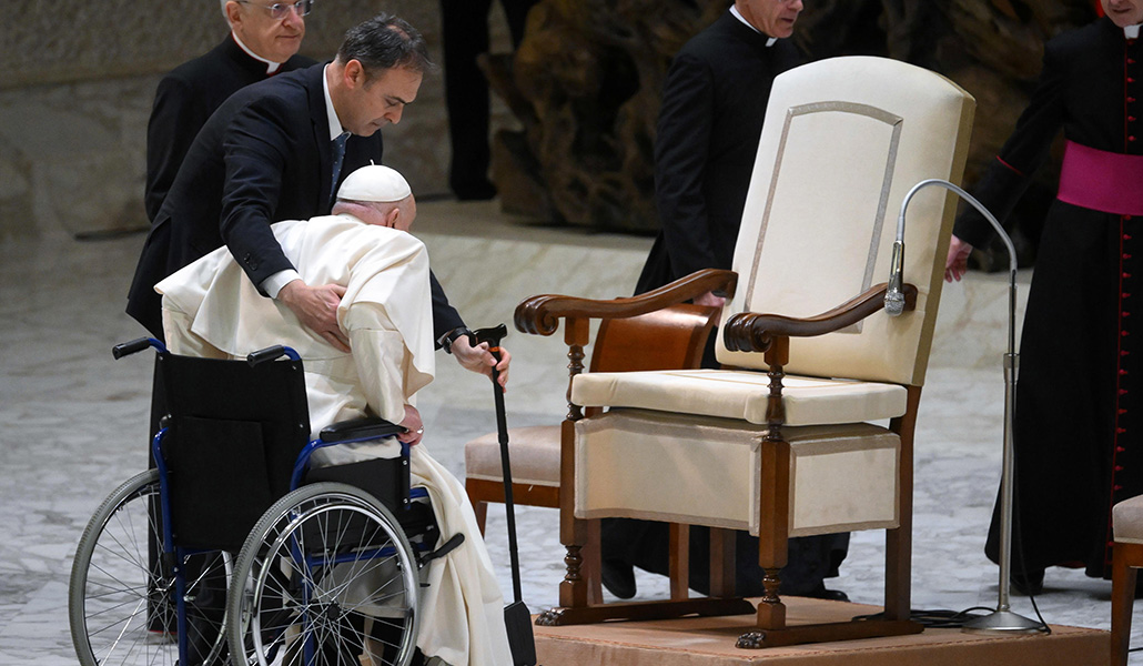 Francisco durante la audiencia