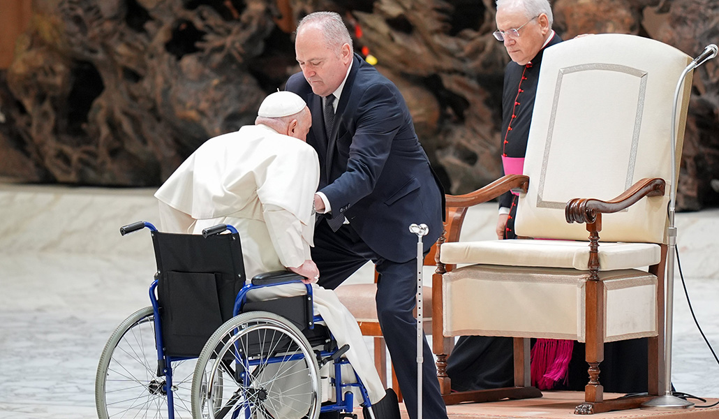 El Papa en la última audiencia