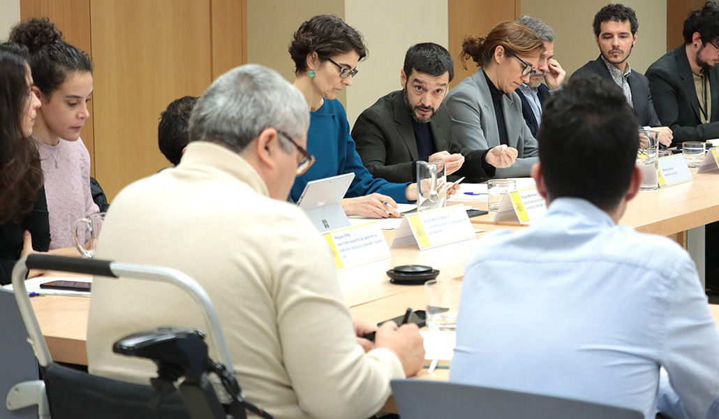 Reunión de ConEla con los ministros de Sanidad y Derechos Sociales