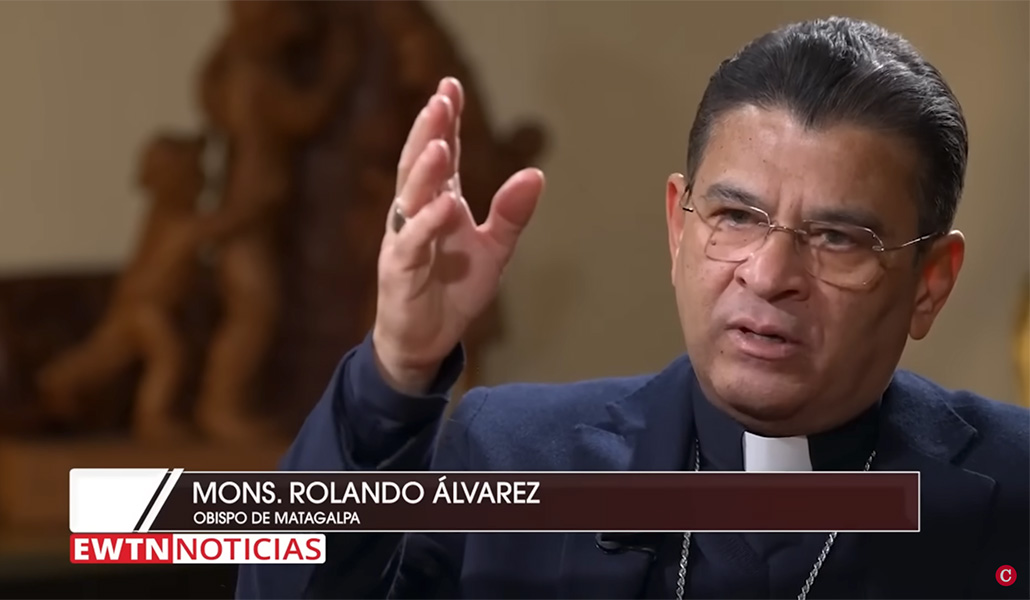 Álvarez durante la entrevista