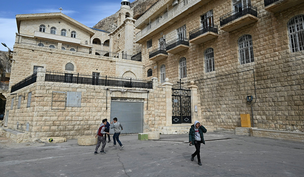 Plaza de la localidad cristiana de Malula, en Siria