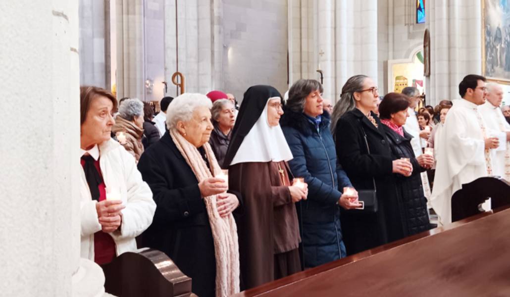 Celebración de este domingo en la catedral de la Almudena