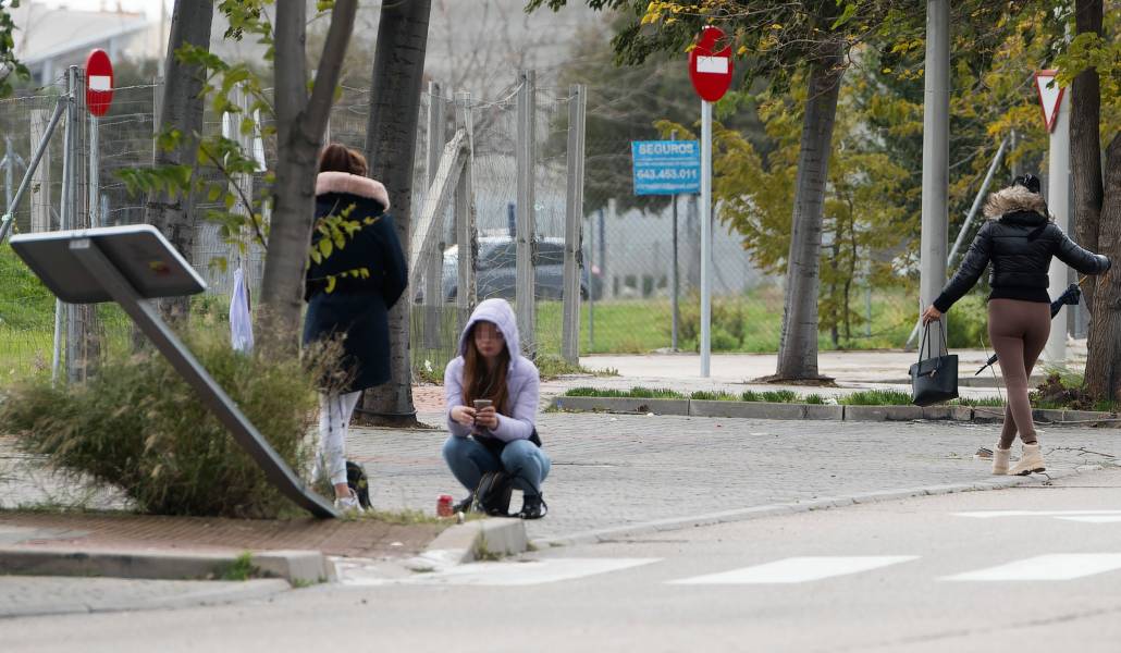 Mujeres prostituidas en un polígono industrial