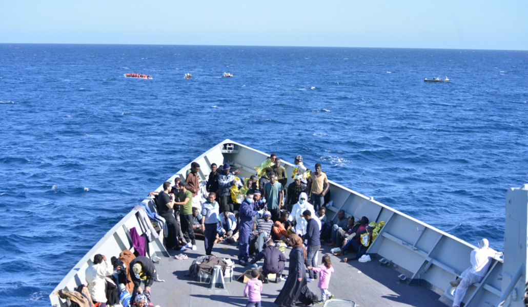 Rescate de migrantes en la ruta canaria