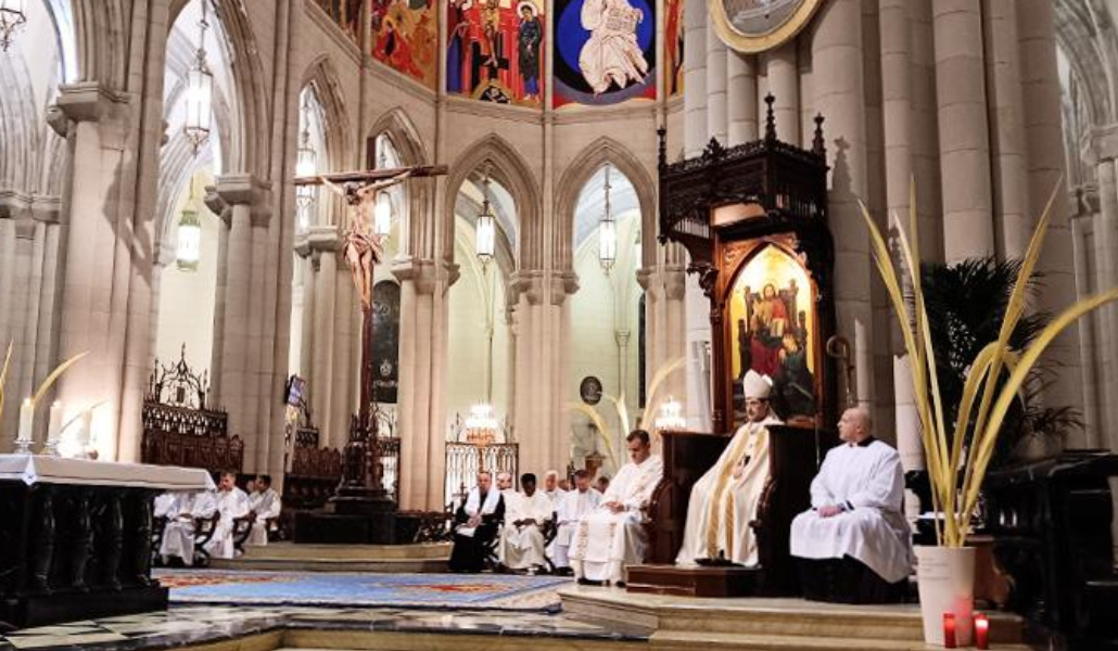 El cardenal Cobo durante la Noche de los Testigos