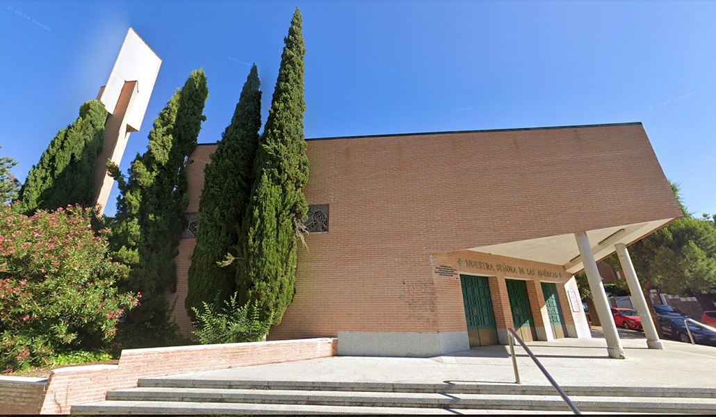 El templo está en una zona de clase media-alta