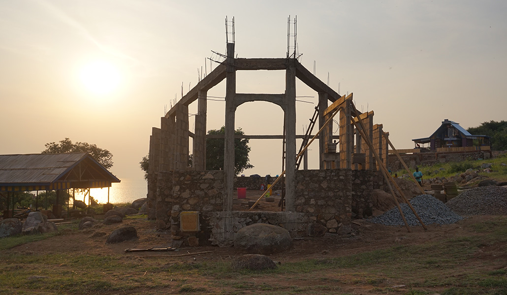 La capilla en construcción