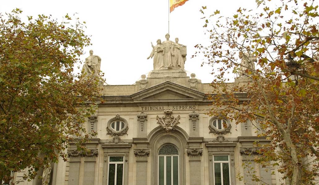 Fachada del Tribunal Supremo