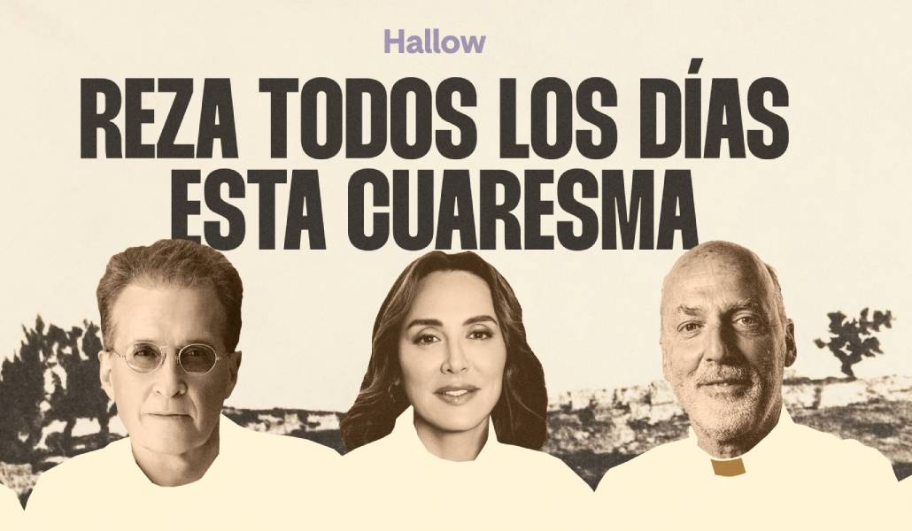 El cantante mexicano Emmanuel, Tamara Falcó y José Pedro Manglano en el material promocional de Hallow
