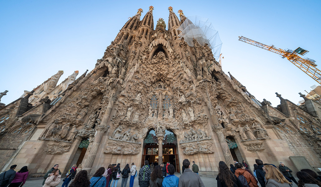 Fachada de la Sagrada Familia
