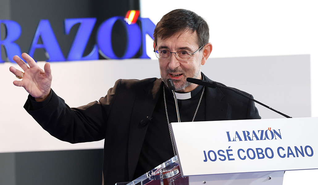 Cobo durante la intervención en el desayuno