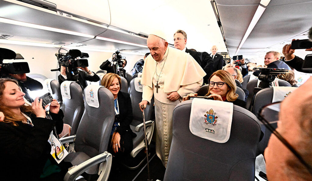 Antes de aterrizar en el aeropuerto de Budapest, en 2023