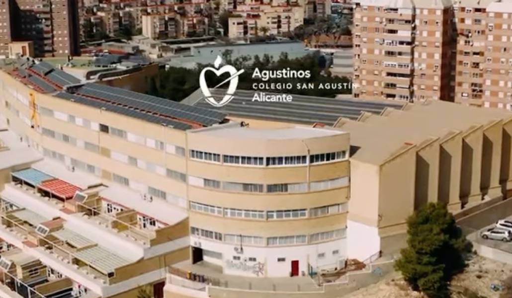 Imagen exterior del colegio de los agustinos de Alicante