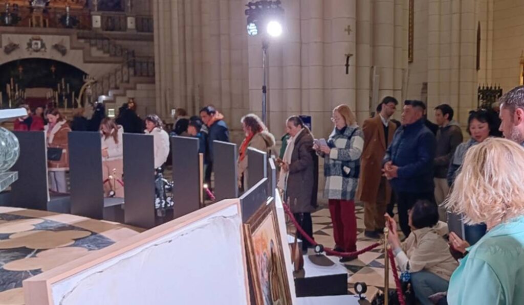 Vía crucis diocesano celebrado en la catedral de la Almudena
