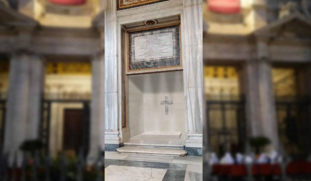Así es la tumba del Papa Francisco en Santa María la Mayor