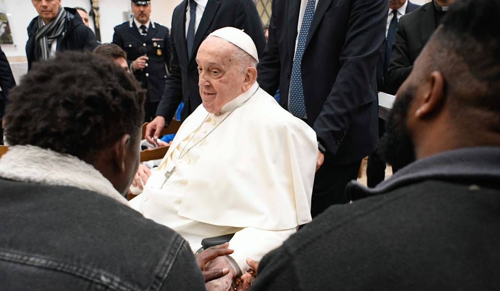 El Papa Francisco visitó este Jueves Santo el penal italiano de Regina Coeli