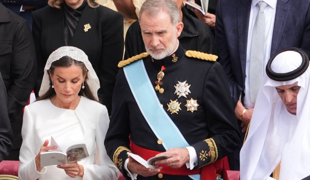 Los reyes Felipe y Letizia han encabezado la delegación española