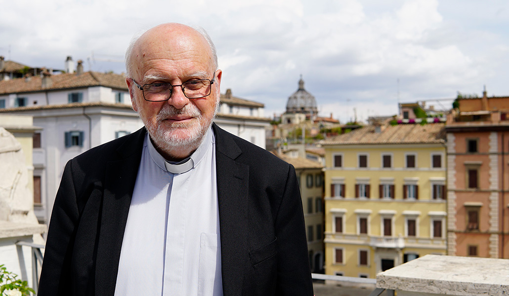 El cardenal sueco, en Roma en 2022