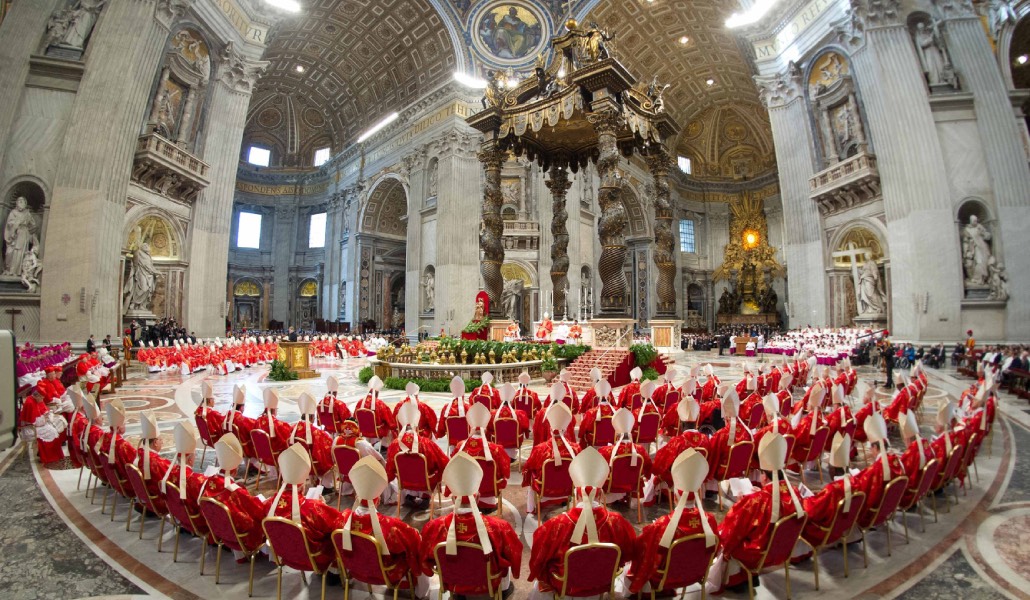 Misa 'pro eligendo Pontifice' el 12 de marzo de 2013.