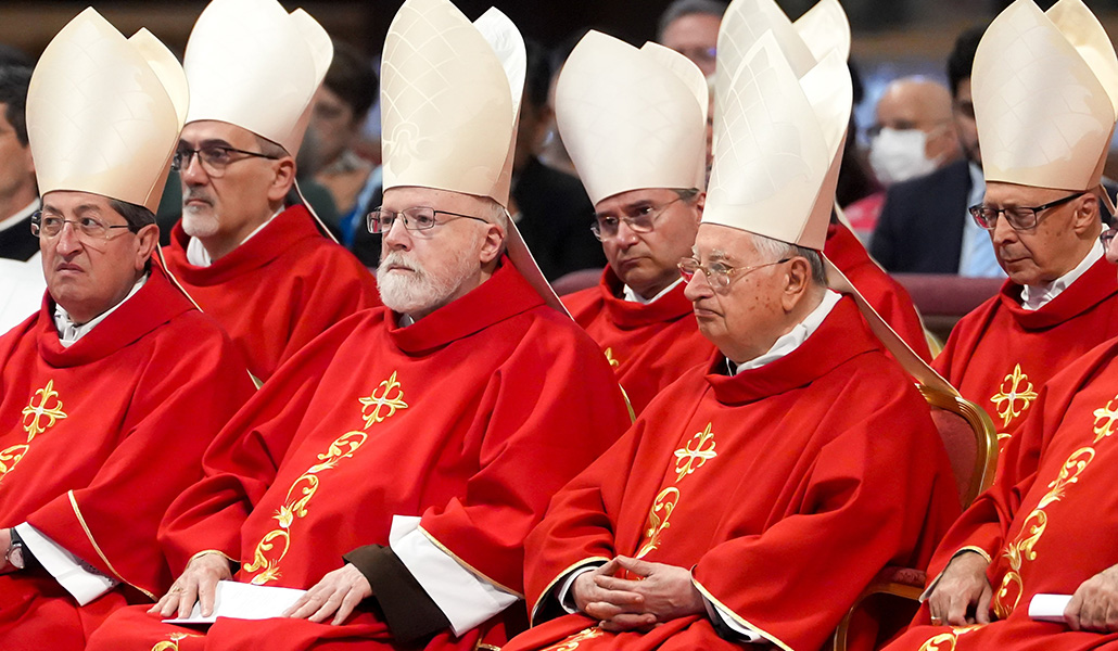 Algunos cardenales en el quinto día de los novendiales