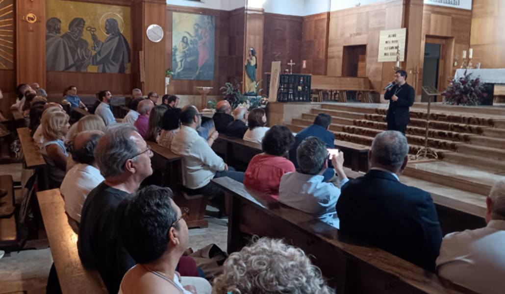 Cobo durante su intervención en la ultreya diocesana