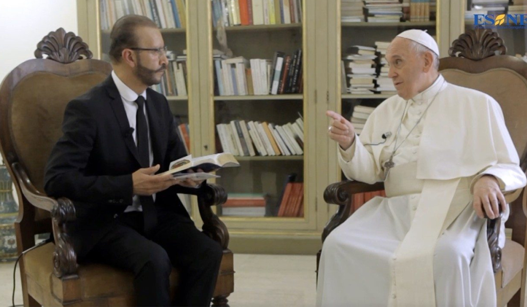 El Papa Francisco y Noel Díaz