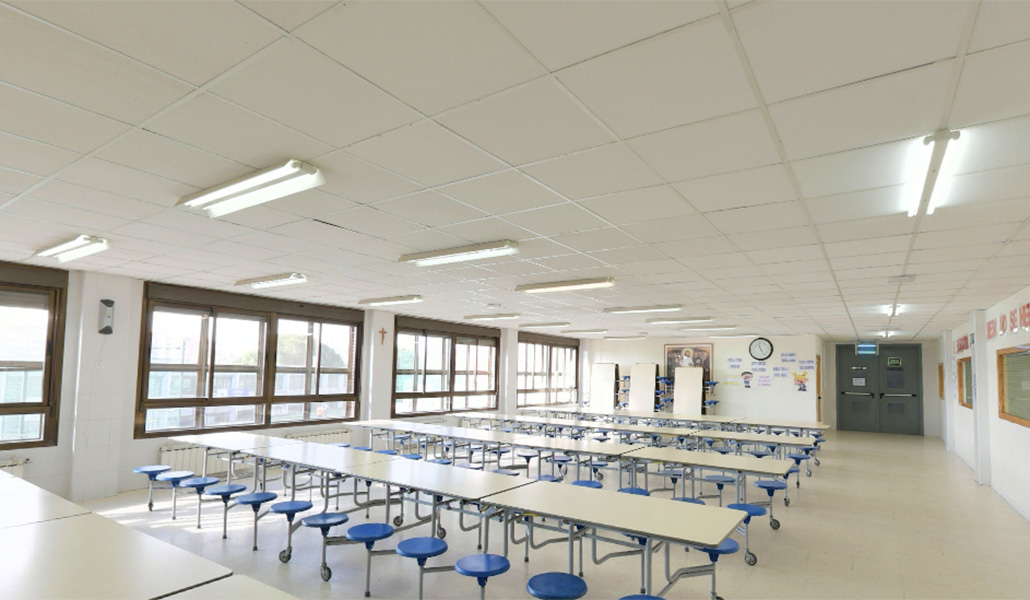 Un aula del colegio Highlands