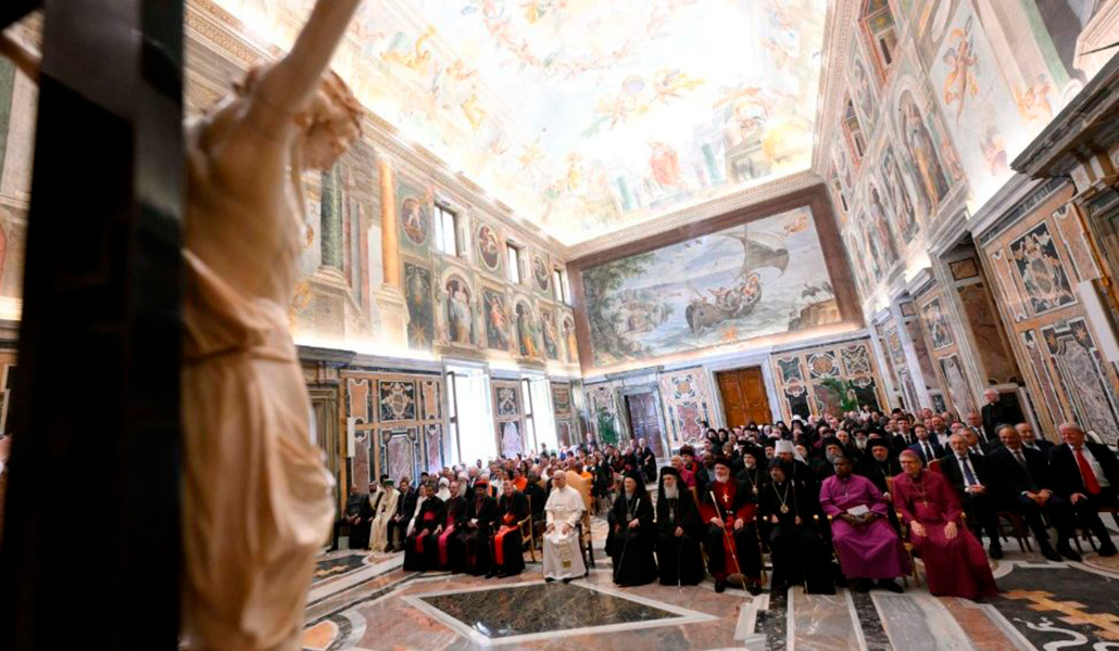 El Pontífice ha recibido este lunes a los representantes de distintas Iglesias y comunidades eclesiales