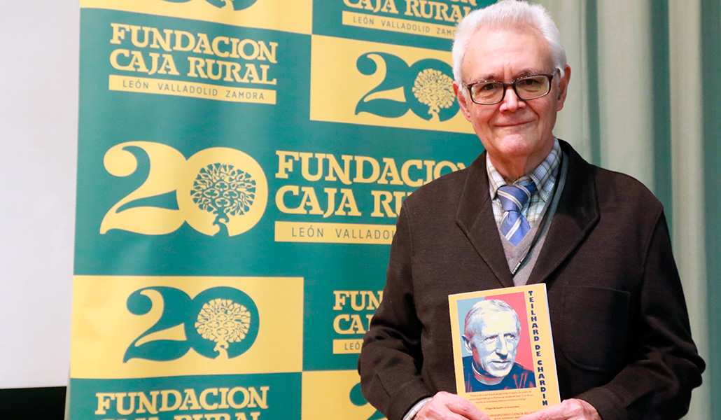 Alfonseca en un foro sobre ciencia y religión en Zamora en 2018.