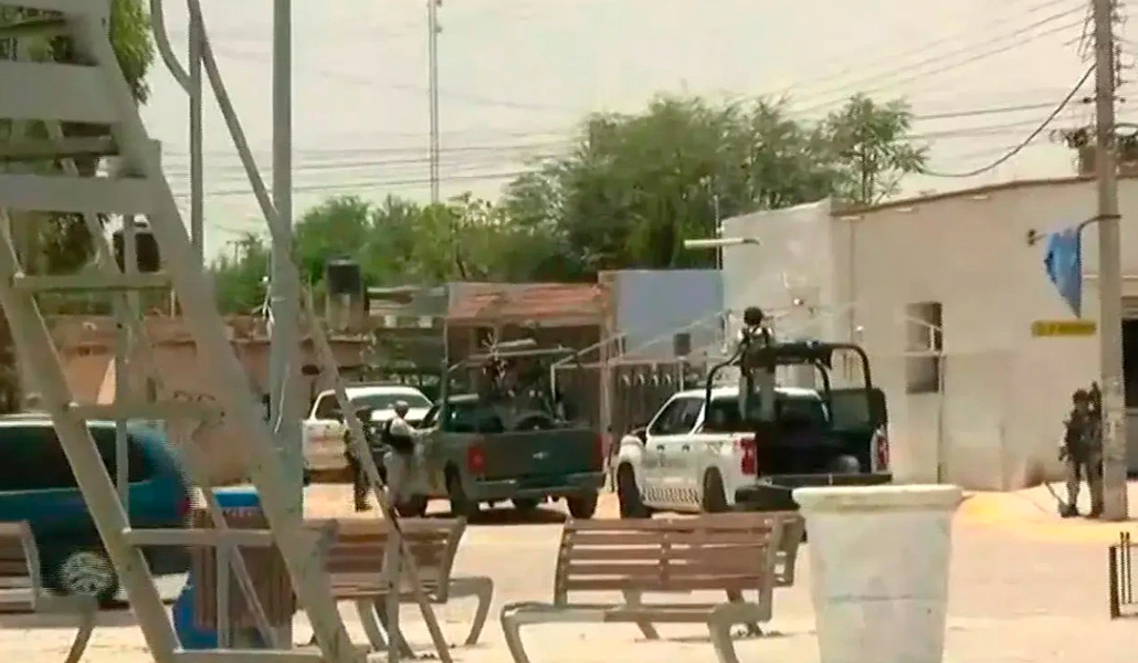 Agentes de Policía en el lugar de los hechos