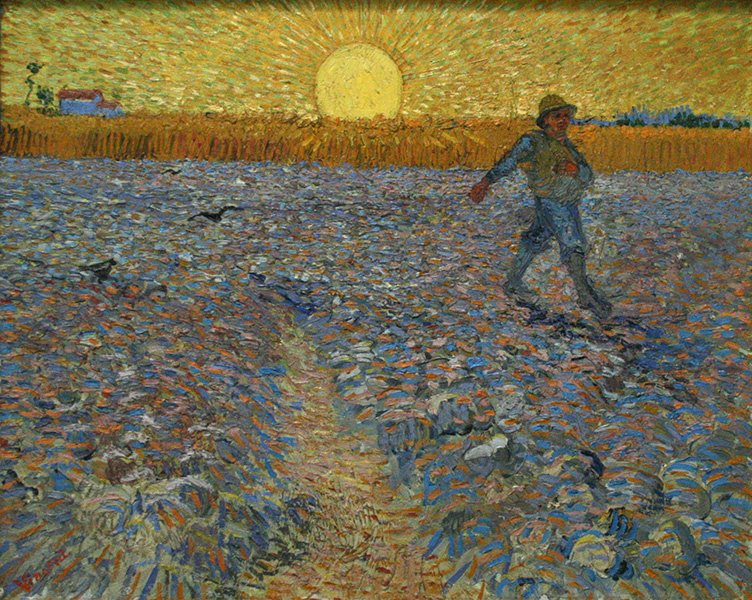 'El sembrador' de Vincent Van Gogh. Museo Kröller-Müller, Otterlo (Países Bajos)
