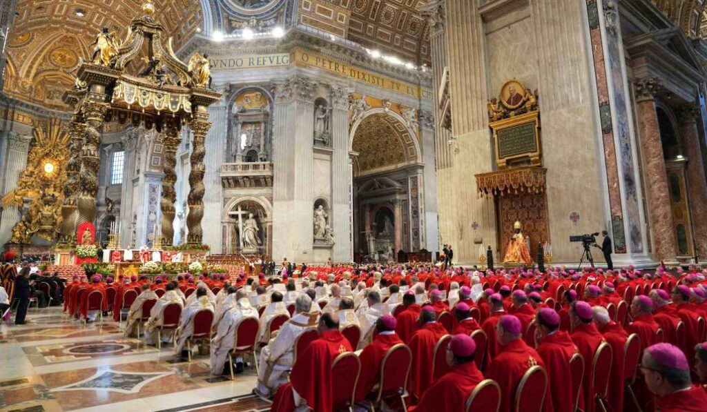 Eucaristía en la solemnidad de san Pedro y san Pablo en el Vaticano este domingo